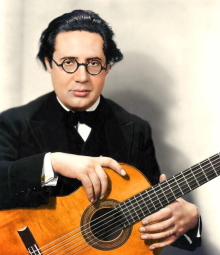 音色の魔術師 セゴビアアンドレス・セゴビア(Andrés Segovia 1893-1987)セゴビアのポートレート Andres Segovia in Portrait